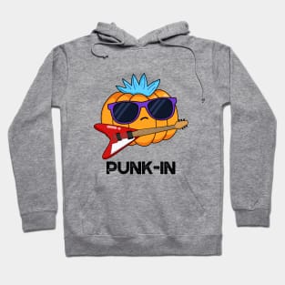 Punk In Cute Punk Rock Pumpkin Pun Hoodie